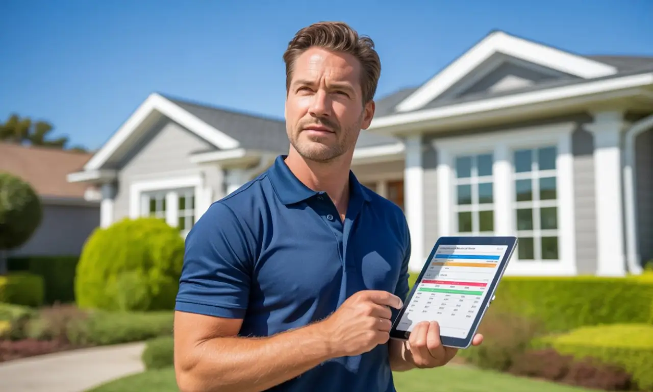 ProDay Mobile App Interface showing customer data and schedule